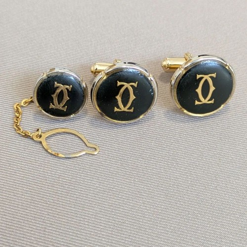 Cartier tie pin cufflinks - tie,