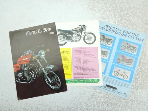 Vintage benelli brochures 750 - brochures,