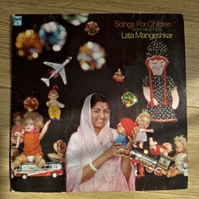 Lata Mangeshkar Song For Children From Hindi Films LP Record Bollywood Indian