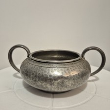 Pewter Hammered Double Handle