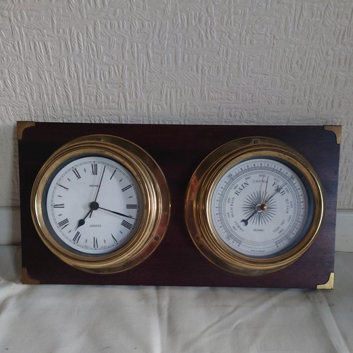 Metamec clock barometer quartz - metamec,