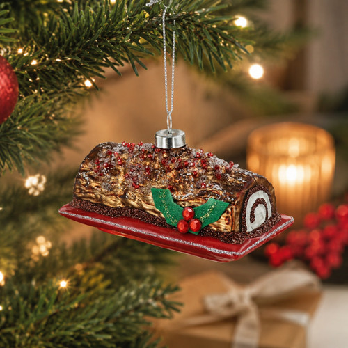 Gisela graham glass yule log - yule,