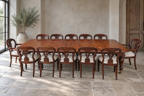 Victorian mahogany extending - mahogany,