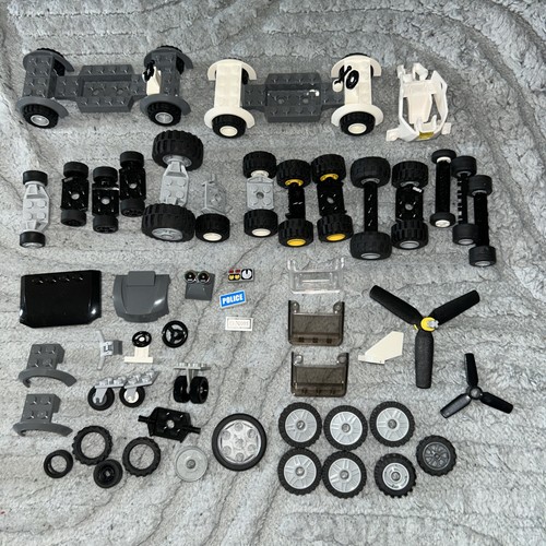 Lego wheels axles tyres - lego, axles,