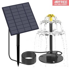 Solar pump bird bath 3 - 2.5w,