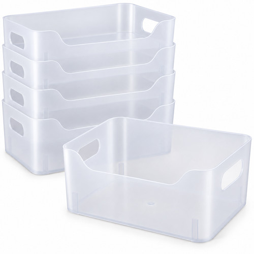 Pack frosted plastic storage - frosted,