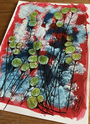 Original acrylic paint and - original,