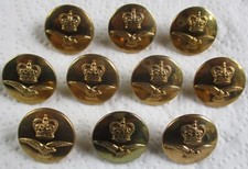 10x RAF:"ROYAL AIR FORCE BRASS