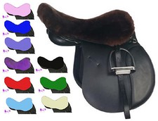 Quality Soft Fur Saddle Seat Saver or Girth Sleeve All Colours & Sizes Available
