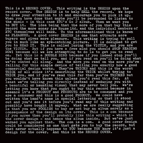 Xtc 12 album - go,