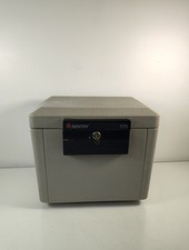 Sentry 1170 Fireproof File Safe Lock Box + 1 Key Grey Pre Owned Office Essential