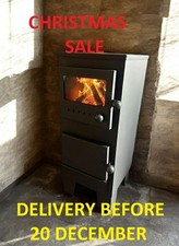 Compact wood burner stove with