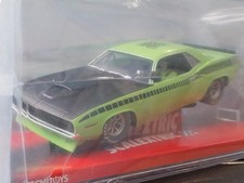 RARE BNIB 1:32 = Scalextric SCX Plymouth AAR Cuda "Lima" 6438