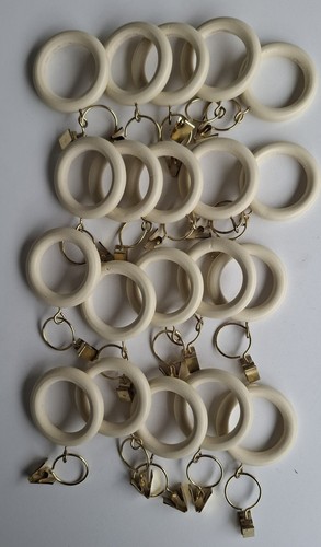 Curtain rings with - , metal