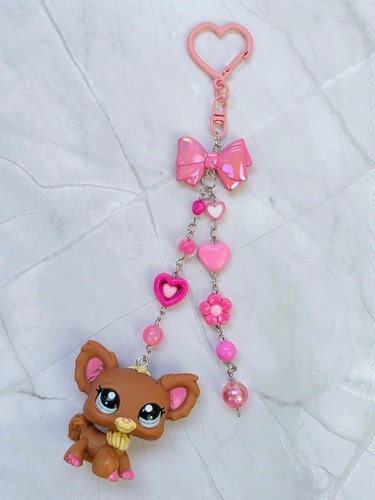 Handmade lps keychain beaded - keychain,