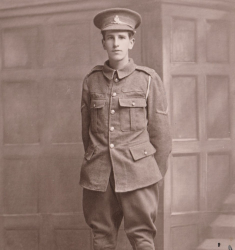 Signed ww1 rppc photo soldier - ww1,