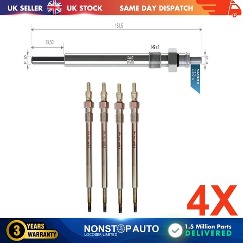 Glow plugs for alfa romeo - glow,