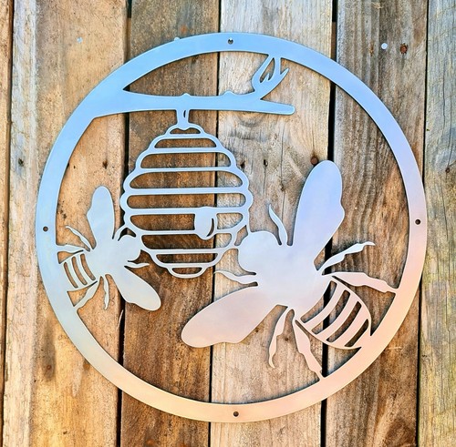 Bee keeping metal - keeping, sign