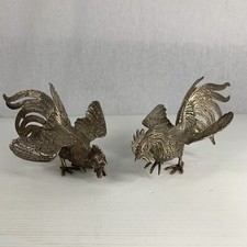Pair Of Egyptian Silver