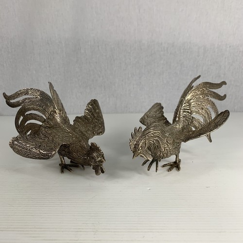 Pair egyptian silver - of,