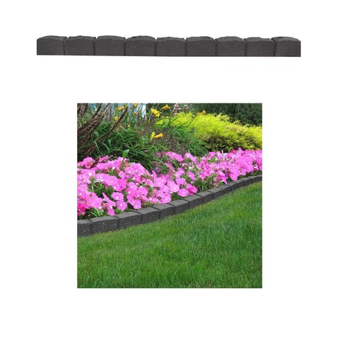 Grey rubber patio - patio, lawn