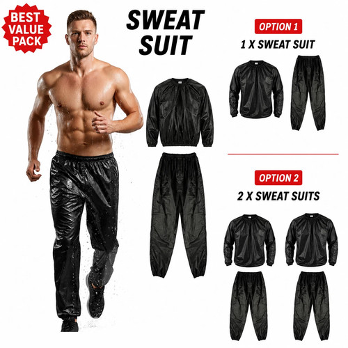 Heavy duty sweat suit - sweat,