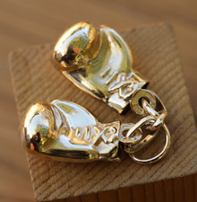 9ct Solid Yellow Gold Boxing