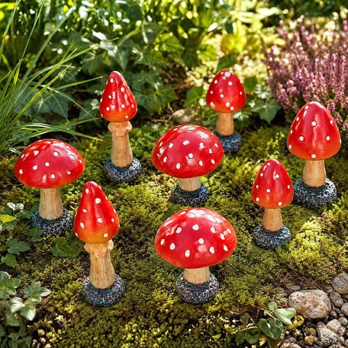 Garden toadstool ornament - garden,