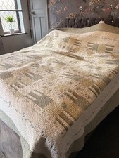 vintage patchwork quilted