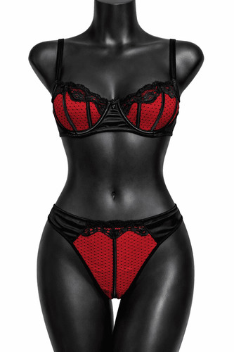 Ladies lace bra thong - ladies,