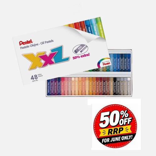 Pentel arts oil pastels large - pentel,