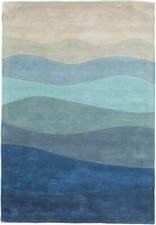 Blue Sky Hand-Tufted 100% Wool