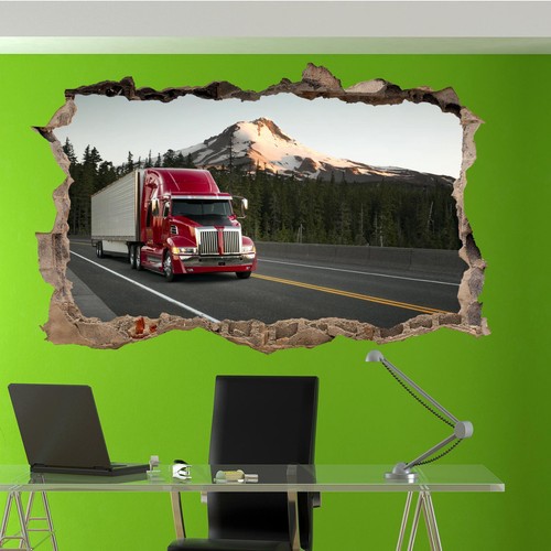 Power muscle truck - muscle, wall
