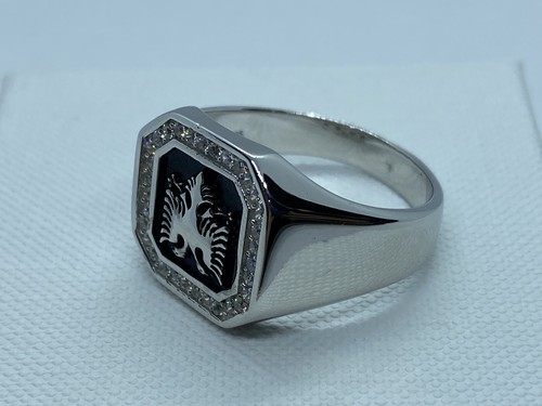 Genuine mens solid silver - genuine,