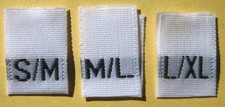 100 pcs WHITE WOVEN CLOTHING