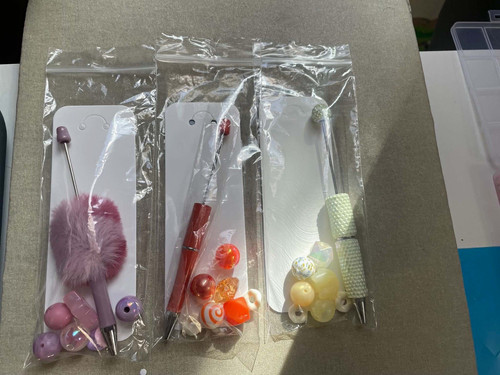 Beadable bead pen kits - bead,