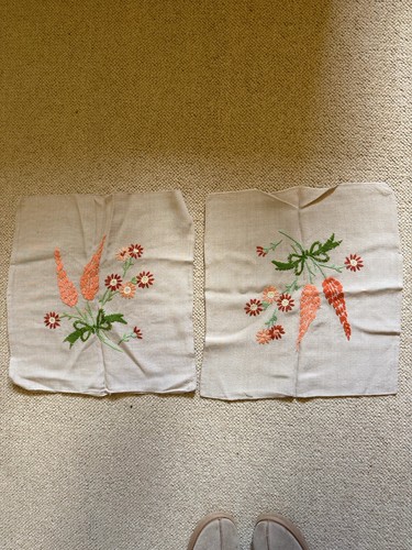 Hand embroidered cushion - embroidered,