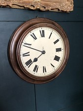 VNTAGE ANTIQUE GPO WALL CLOCK No. 4 RAILWAY