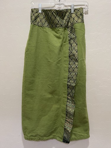 Women green cotton thai - women's,