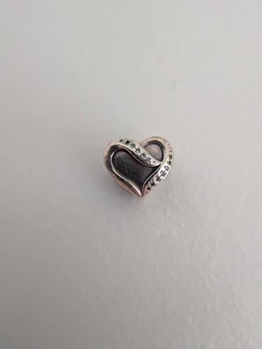 Pandora ribbon love heart - pandora, of