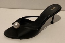 Zara Black Heeled Mules With