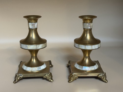Stunning pair brass - stunning, mother