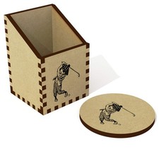 'Quirky Golfer' Desk Tidy /