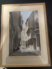 Vintage Framed Street Scene