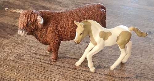 Schleich highland bull - bull, and