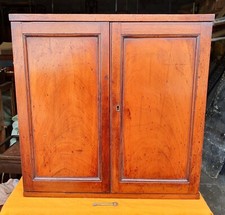 ANTIQUE CAMPAIGN CABINET  COLLECTORS CABINET      FREE UK POSTAGE