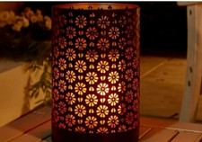 Luxform Solar Flickering Lantern - Slight Dent in Base - New