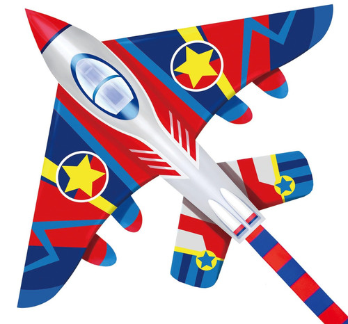 Fighter plane kite flying - fighter,