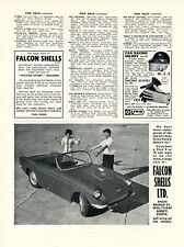 Ford 8 Special Falcon Body shell Waltham Renwick Bertelli  1926 Aston Martin ? A