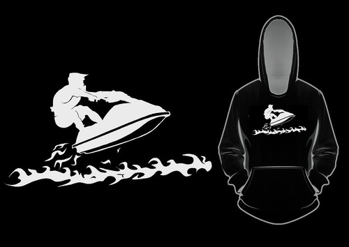 Sanctuaries edge jet ski - ski, hoody